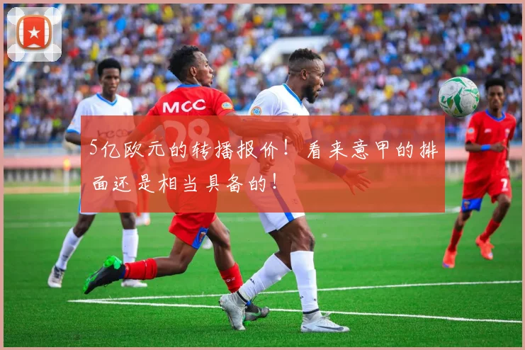 5亿欧元的转播报价！看来意甲的排面还是相当具备的！
