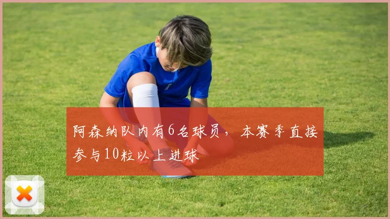 阿森纳队内有6名球员，本赛季直接参与10粒以上进球