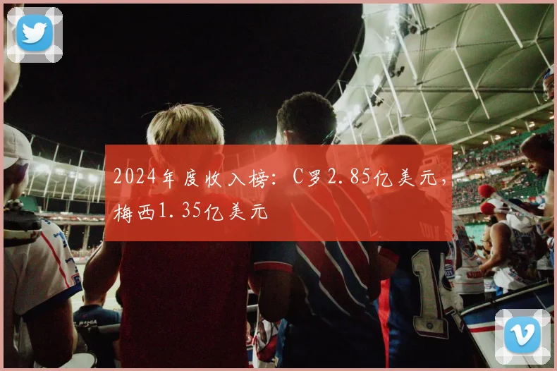 2024年度收入榜：C罗2.85亿美元，梅西1.35亿美元